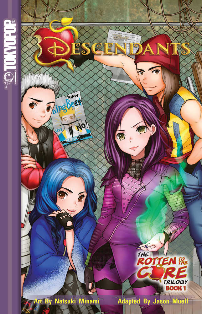 Disney Descendants Manga Graphic Novel Volume 01 Disney Channel Movie Pt 1