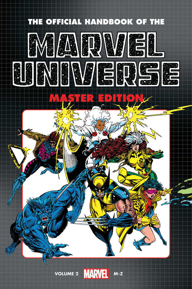 Off Handbook Marvel Unv Master Edition Omni Hardcover Volume 02 X-Men Direct Market Va