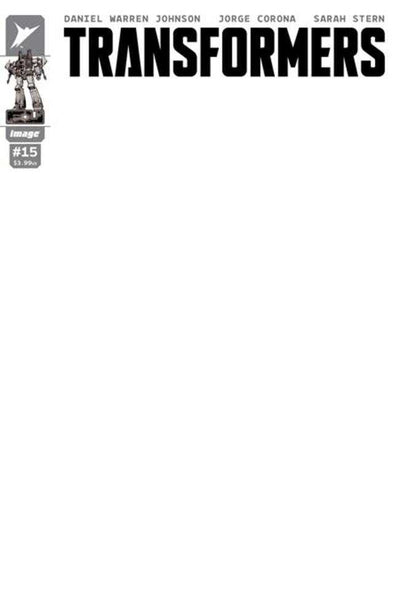 Transformers #15 Cover G Blank Sketch Variant