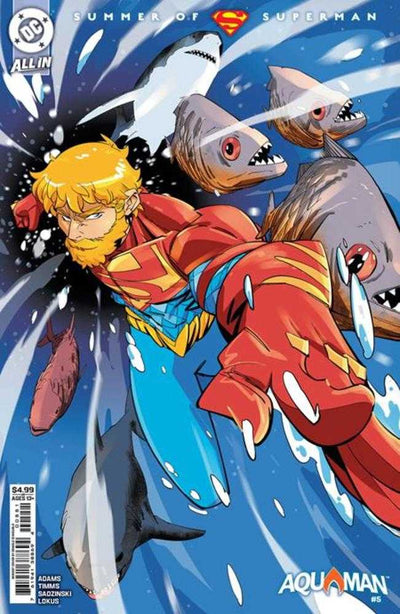 Aquaman #5 Cover D Daniele Di Nicuolo Supersmash-Up Card Stock Variant