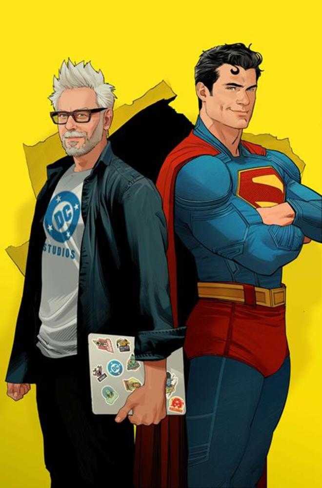 Superman Unlimited #1 Cover F Dan Mora James Gunn Cameo Card Stock Variant