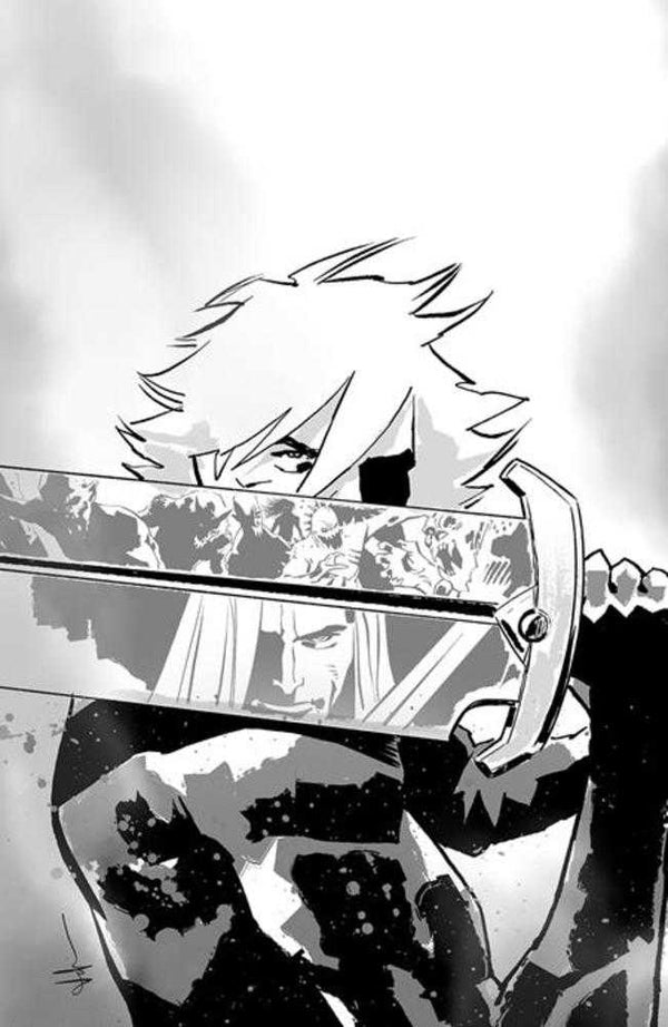 Lost Fantasy #4 Cover C Inc 1:15 Luca Casalanguida Black & White Full Art Variant