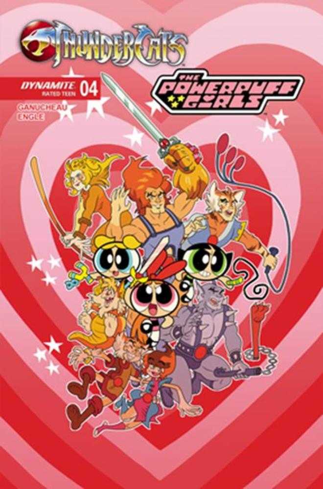 Thundercats Powerpuff Girls #4 Cover B Coleman Engle Variant