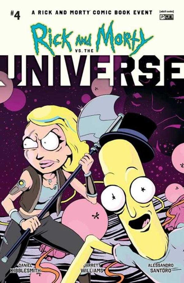 Rick And Morty vs The Universe #4 (Of 4) Cover C 1 in 10 Flops Interlocking Variant