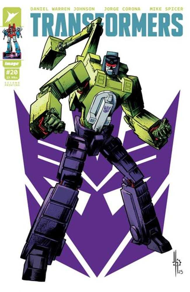 Transformers #20 2nd Print Cover A Jason Howard Decepticon Cover