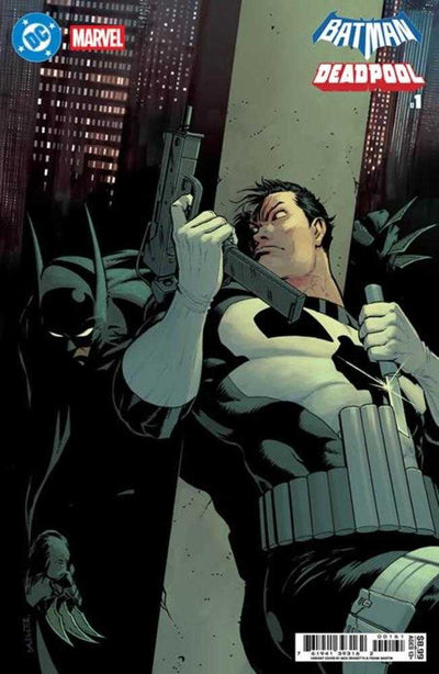 DC Marvel Batman Deadpool #1 (One Shot) Cover G Nick Dragotta Batman Punisher Card Stock Variant Imperfect