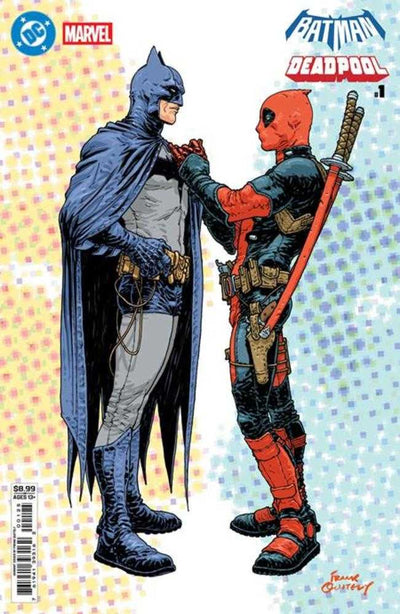 DC Marvel Batman Deadpool #1 (One Shot) Cover N Frank Quitely Batman Deadpool Card Stock Variant Imperfect