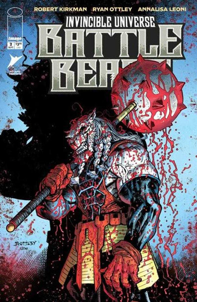 Invincible Universe Battle Beast #2 2 Nd Printing Cover B Ryan Ottley & Annalisa Leoni Variant