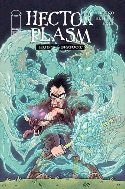 Hector Plasm Hunt The Bigfoot #3 (Of 3) Cover A Derek Hunter & Spencer Holt (Mature)