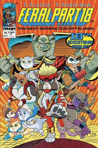 Feral #18 Cover D Tony Fleecs & Trish Forstner Youngblood Team Up Variant