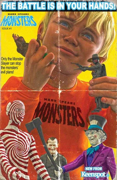 Mark Spears Monsters #1 6th Print Cover C 1 in 25 Mark Spears Action Figure Variant (Free)