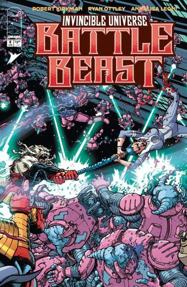 Invincible Universe Battle Beast #8 Cover C 1 in 10 Chris Burnham & Brian Reber Variant