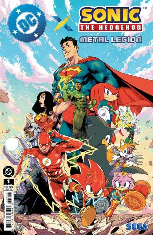 DC X Sonic The Hedgehog The Metal Legion #1 (Of 5) Cover A Pablo M Collar
