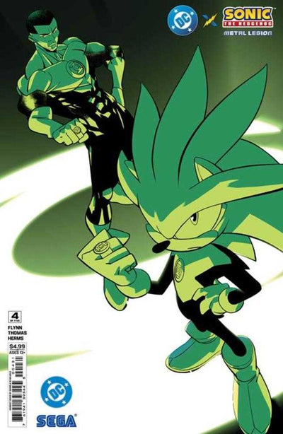 DC X Sonic The Hedgehog Metal Legion #4 (Of 5) Cover C Daniele Di Nicuolo Card Stock Variant