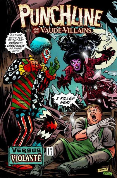 Punchline And The Vaude Villains vs Violante #1 (Of 2) Cover B Nik Poliwko Variant