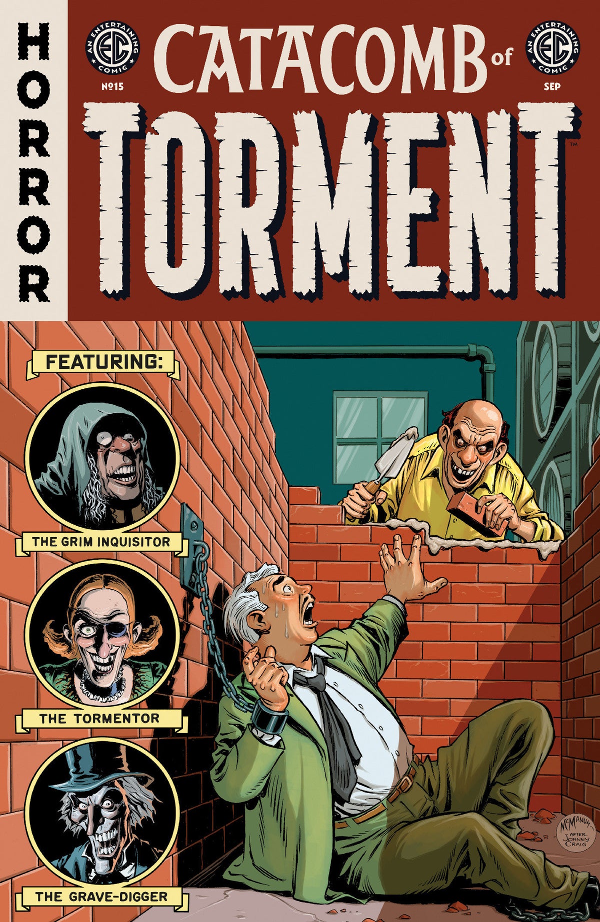 Ec Catacomb Of Torment #15 Cover C Inc 1:10 Shawn Mcmanus Ec Homage Variant