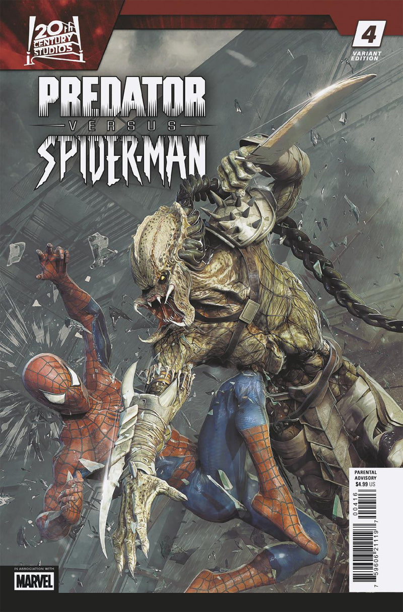 Predator vs. Spider-Man #4 Bjorn Barends Variant