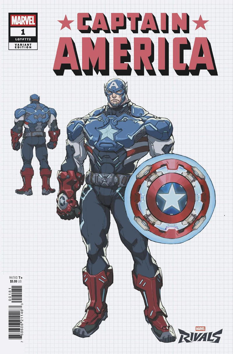 Captain America #1 Netease Games Marvel Rivals Variant