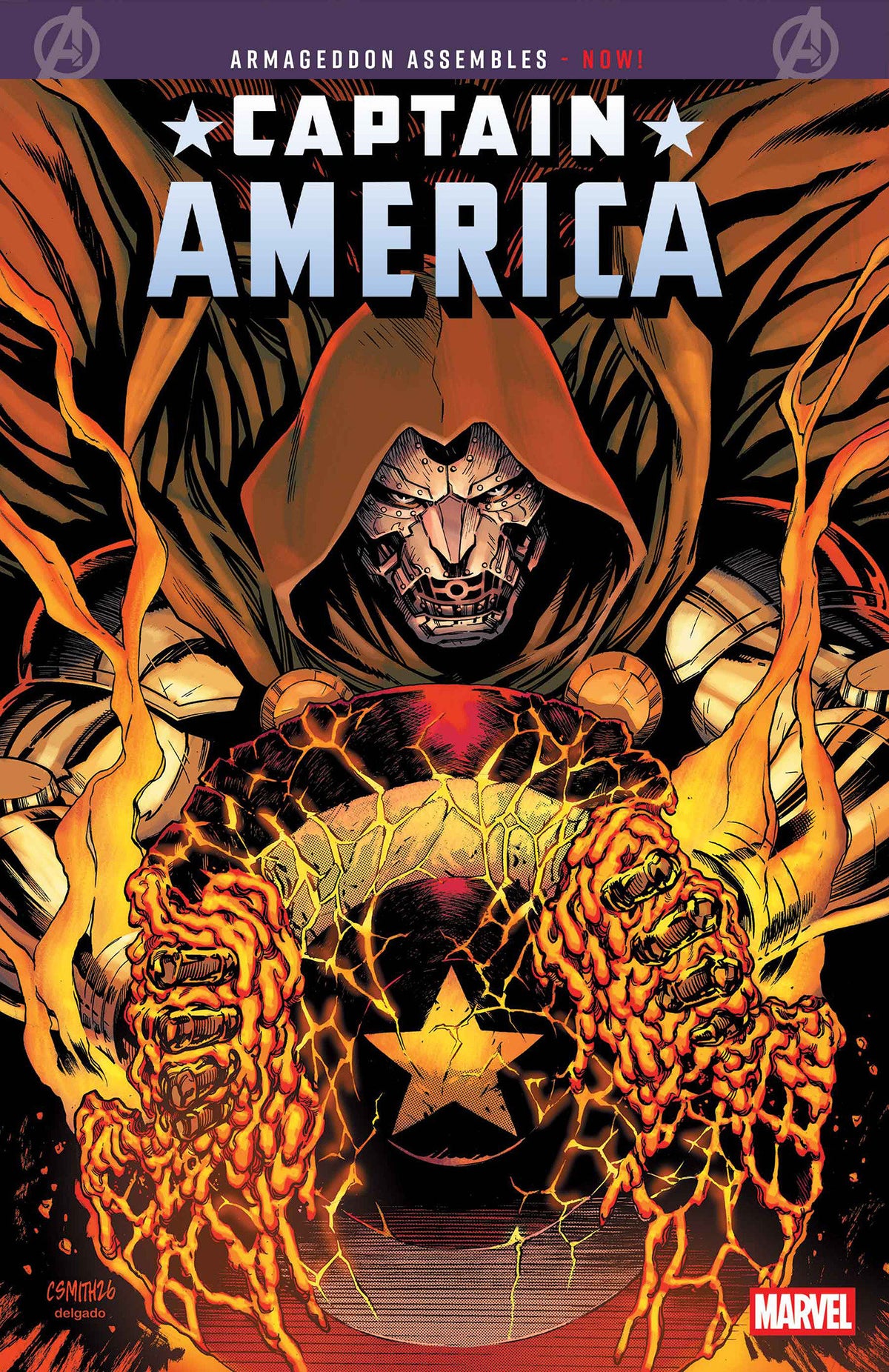 Captain America #12 Cory Smith Variant [Arm]