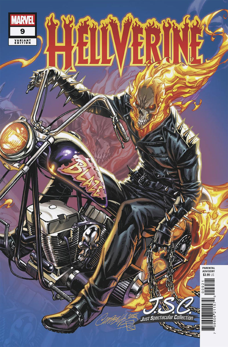 Hellverine #9 J. Scott Campbell Just Spectacular Collection Variant