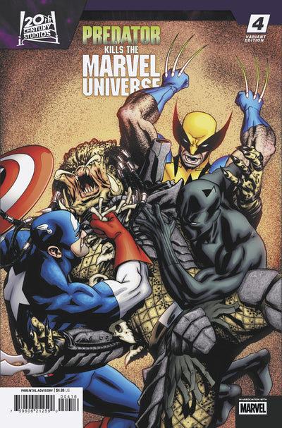 Predator Kills The Marvel Universe #4 Mike McKone Variant 1:25