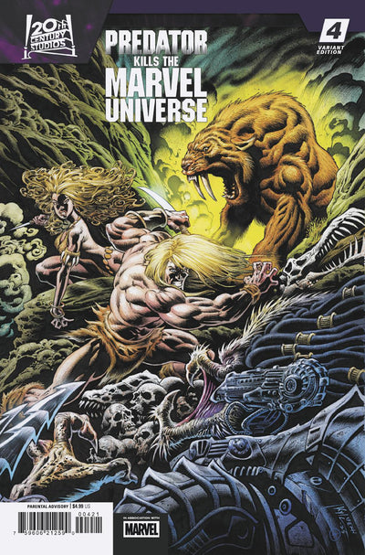 Predator Kills The Marvel Universe #4 Kyle Hotz Hunting The Hunters Variant
