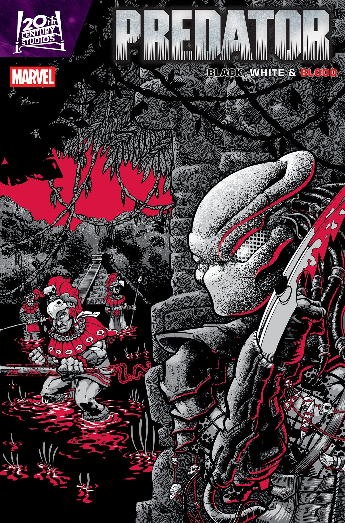 Predator: Black, White & Blood #2 Gonzo Variant