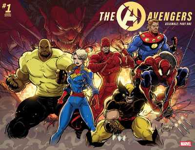 Avengers #1 Kaare Andrews Wraparound Variant