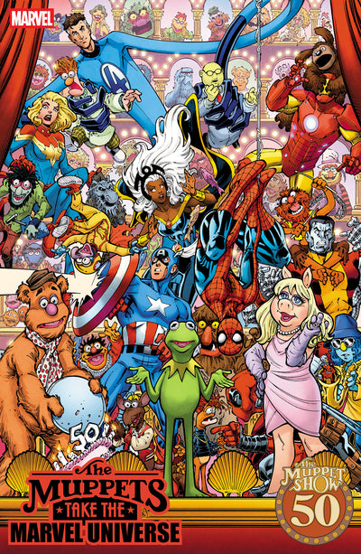Muppets Take The Marvel Universe #1 Todd Nauck Muppet Show Homage Variant