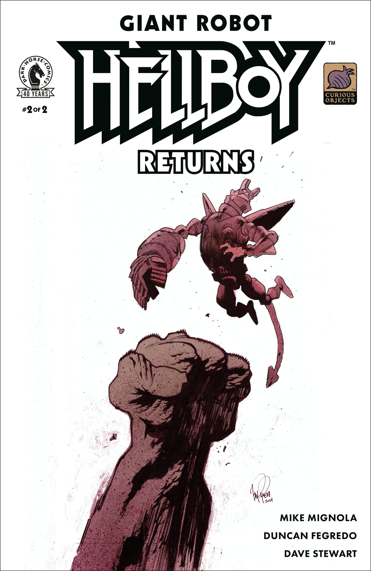 Giant Robot Hellboy Returns #2 (Cvr B) (James Harren)