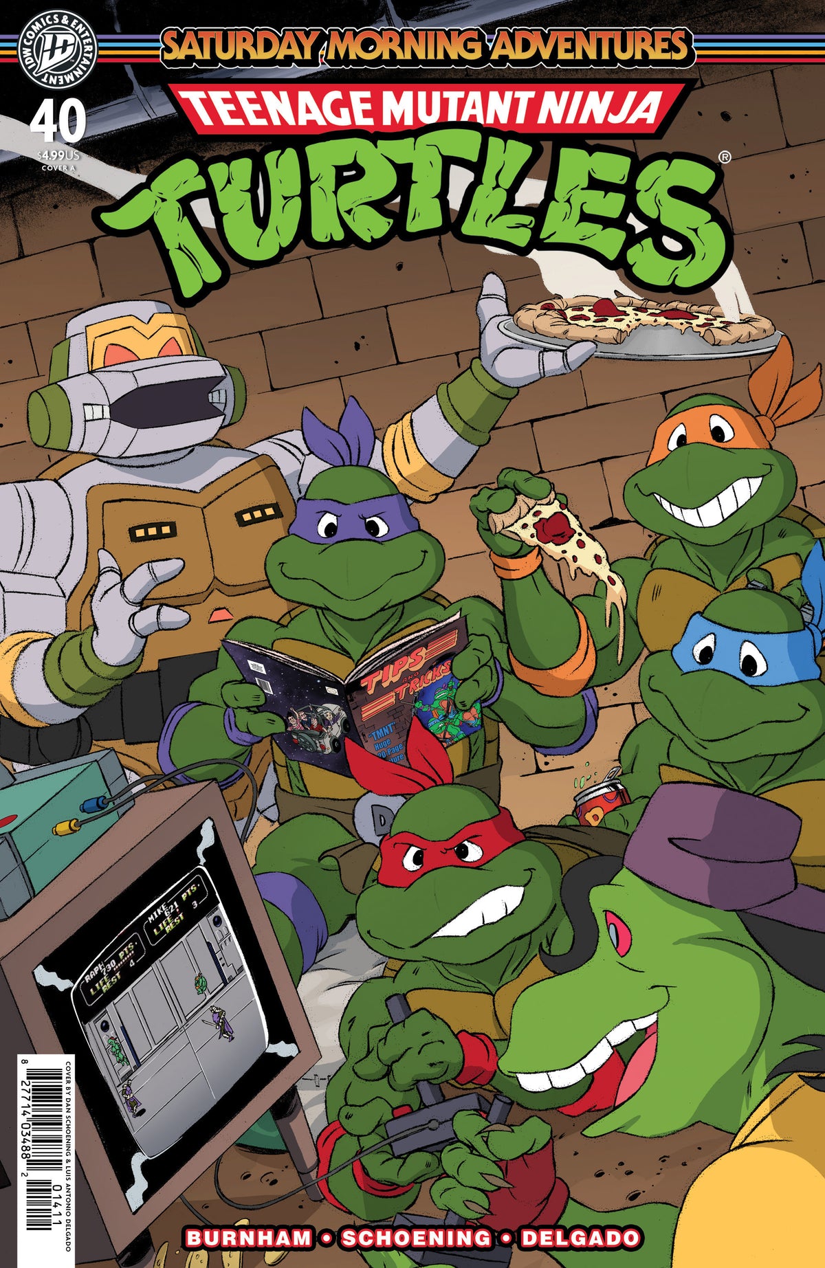 Teenage Mutant Ninja Turtles: Saturday Morning Adventures #40 Cover A (Schoening)