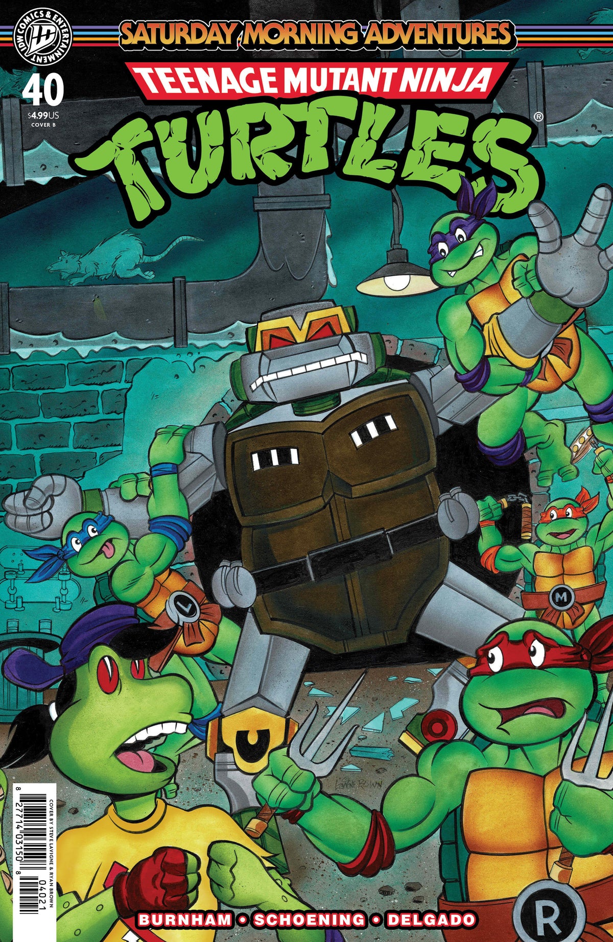Teenage Mutant Ninja Turtles: Saturday Morning Adventures #40 Variant B (Lavigne)