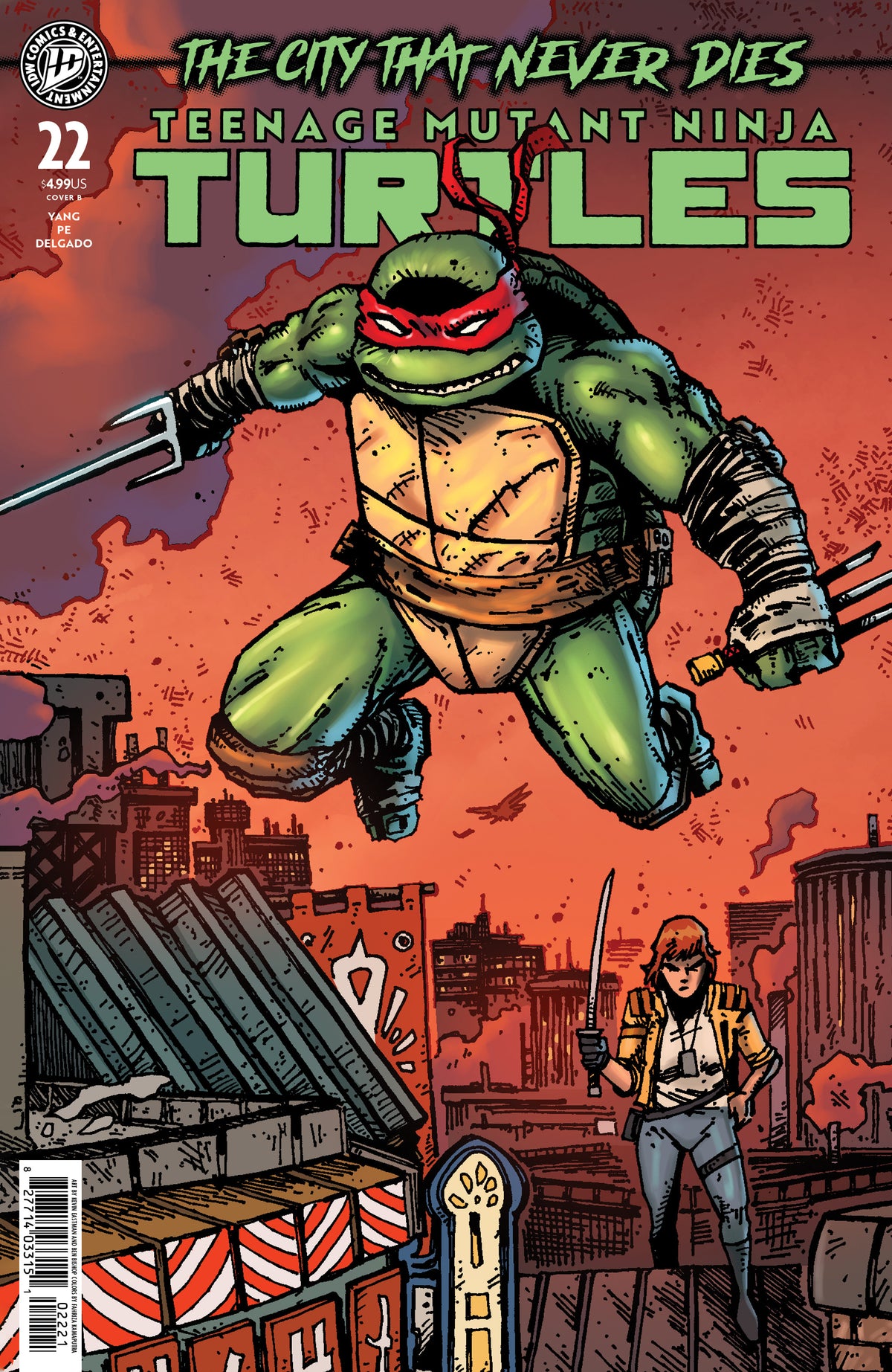 Teenage Mutant Ninja Turtles #22 Variant B (Eastman & Bishop)