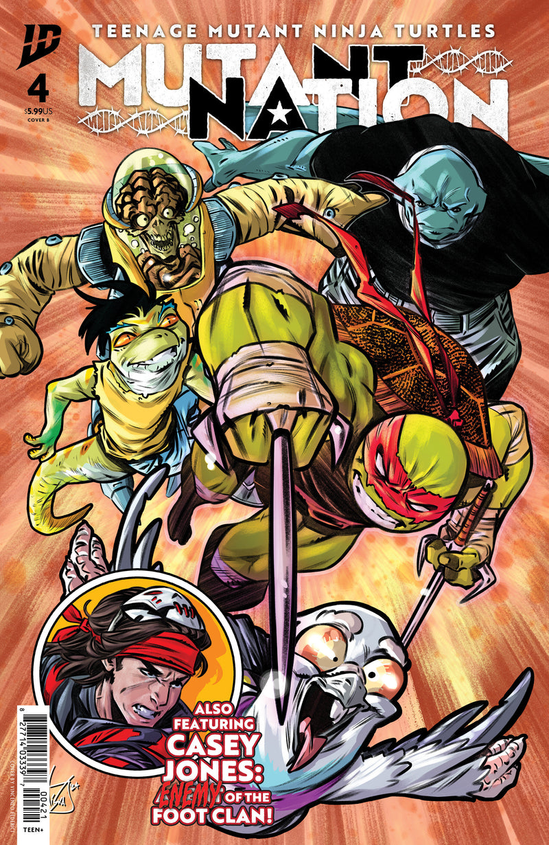 Teenage Mutant Ninja Turtles Mutant Nation #4 Cover B Federici