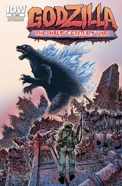 Godzilla 70th Anniversary Foil Classics: Godzilla: The Half Century War #1 Cover A (Stokoe)