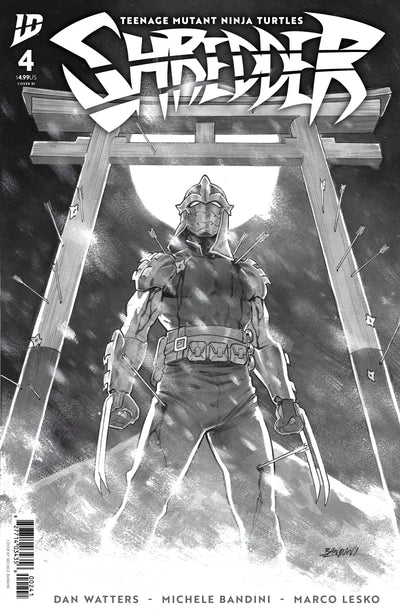 Teenage Mutant Ninja Turtles: Shredder #4 Variant Ri (10) (Bandini Black & White)
