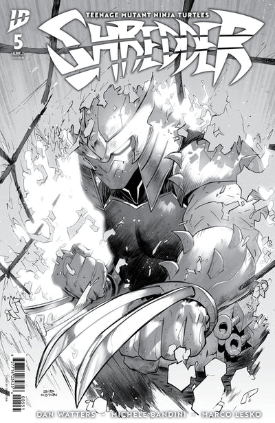 Teenage Mutant Ninja Turtles: Shredder #5 Variant Ri (25) (Kotian Black & White)