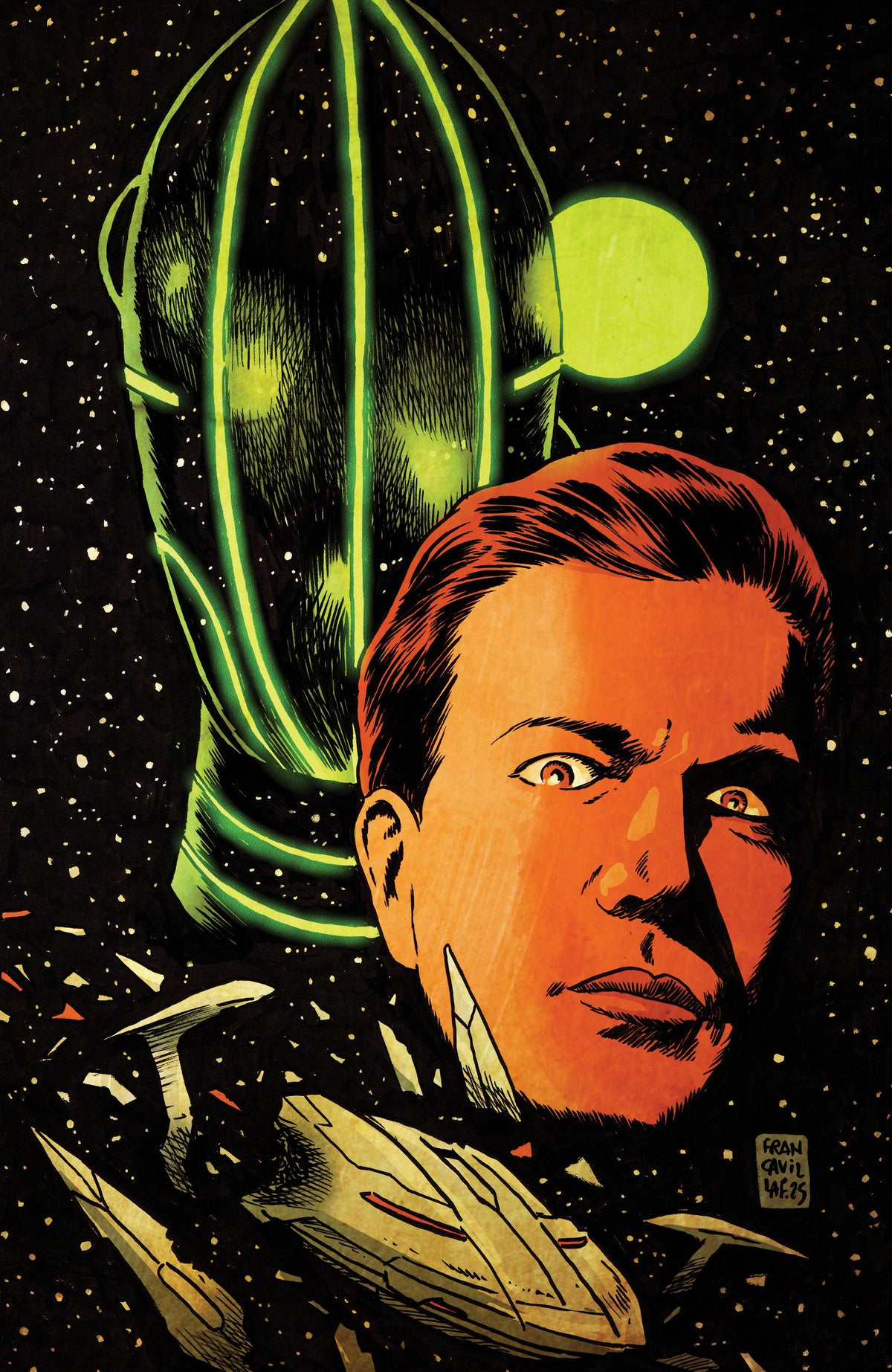 Star Trek: The Last Starship #2 Variant Ri (15) (Francavilla Full Art)