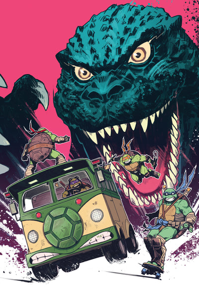 Teenage Mutant Ninja Turtles X Godzilla #3 Variant Ri (25) (Wijngaard Full Art)