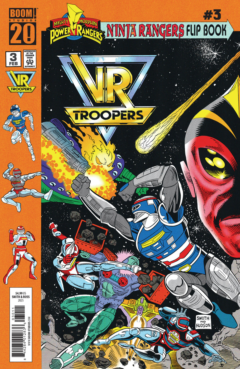 Vr Troopers/Power Rangers Flipbook Facsimile Edition #3 A Main (Dressed, Smith)