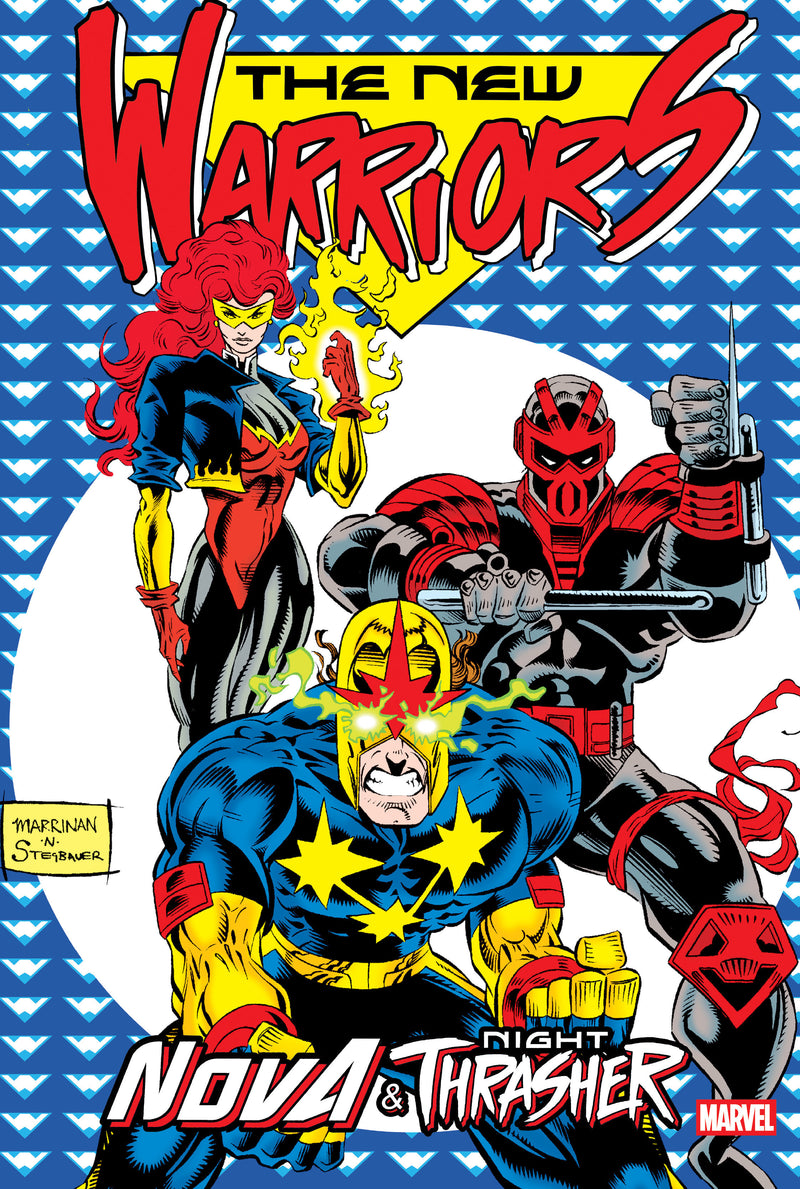 New Warriors: Nova & Night Thrasher Omnibus Chris Marrinan Cover