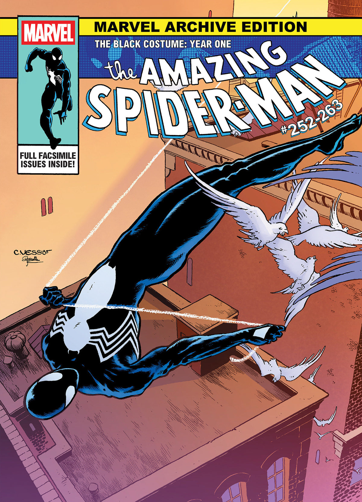 Marvel Archive Edition: Amazing Spider-Man   The Black Costume: Year One Gallery Edition Charles Vess Hidden Gem Cover [Direct Market Only]