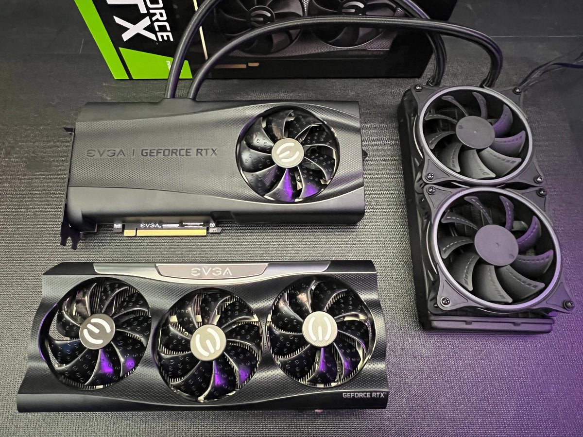 EVGA GeForce RTX 3090 FTW3 ULTRA GAMING — 24GB GDDR6X — w/ EVGA HYBRID Kit Installed (Non-LHR)