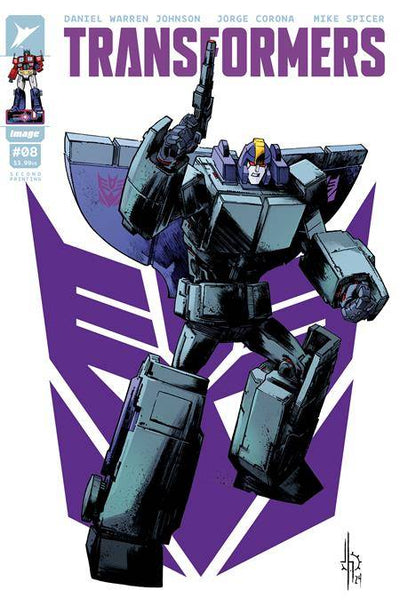 TRANSFORMERS #8 2ND PTG CVR A DECEPTICON