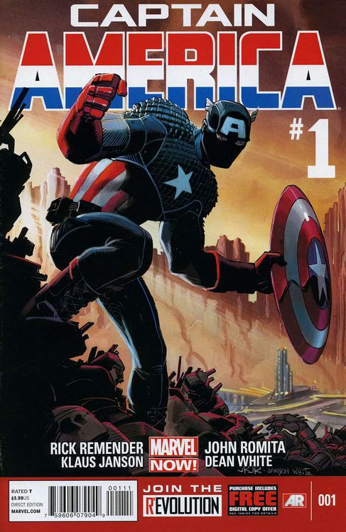 Captain America #1 Now